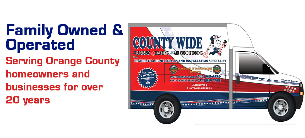 Orange County Plumber HVAC Heating Air Conditioning Countywide Plumbing  Rooter Leak Detection Repair Services Contractor